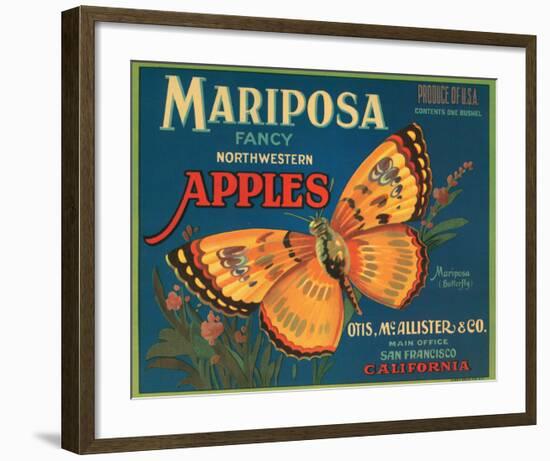 Mariposa Fancy Northwestern Apples-null-Framed Premium Giclee Print