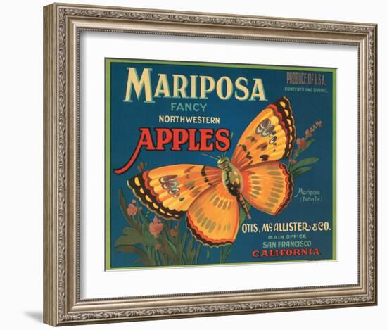 Mariposa Fancy Northwestern Apples-null-Framed Art Print