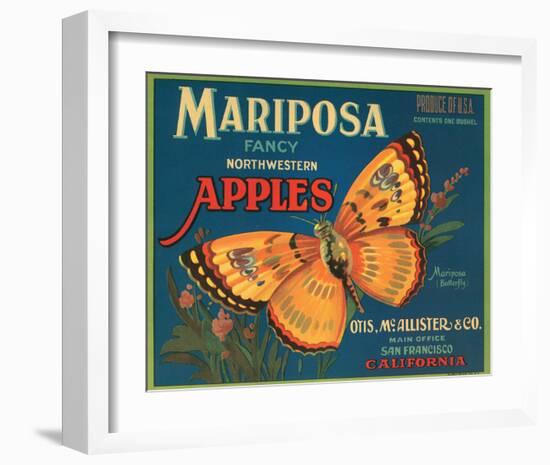 Mariposa Fancy Northwestern Apples-null-Framed Art Print