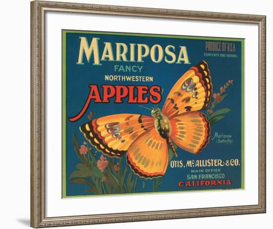 Mariposa Fancy Northwestern Apples-null-Framed Art Print