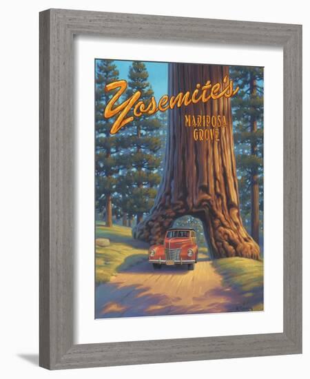 Mariposa Grove-Kerne Erickson-Framed Art Print