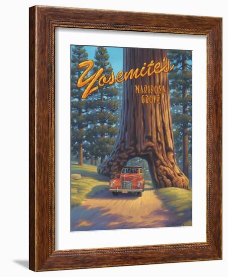 Mariposa Grove-Kerne Erickson-Framed Art Print