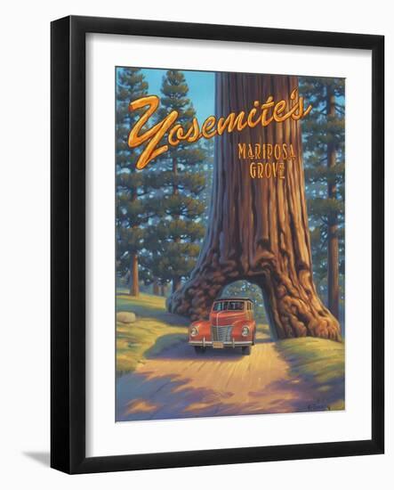 Mariposa Grove-Kerne Erickson-Framed Art Print