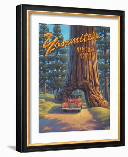 Mariposa Grove-Kerne Erickson-Framed Art Print