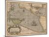 Maris Pacifici (From Theatrum Orbis Terraru), 1595-Abraham Ortelius-Mounted Giclee Print