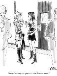 "I had a lovely time checking out great-looking men checking out even bett?" - New Yorker Cartoon-Marisa Acocella Marchetto-Premium Giclee Print