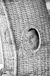 Alberto Sordi Through the Eyelet of a Wicker Armchair-Marisa Rastellini-Photographic Print