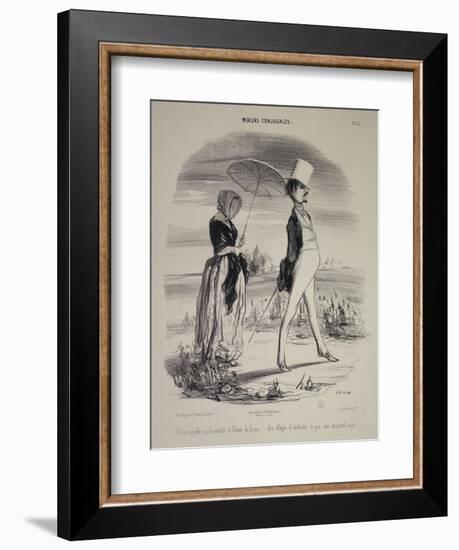 Marital Habits-Honore Daumier-Framed Giclee Print