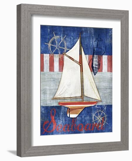 Maritime Boat II-Paul Brent-Framed Art Print