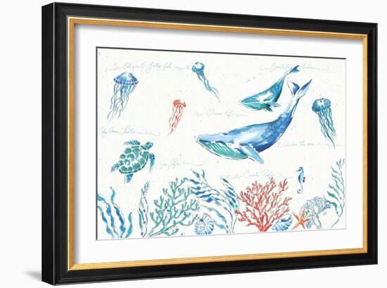 Maritime I-Daphne Brissonnet-Framed Premium Giclee Print