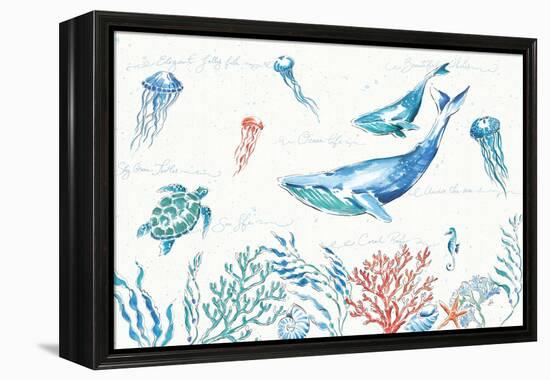 Maritime I-Daphne Brissonnet-Framed Stretched Canvas