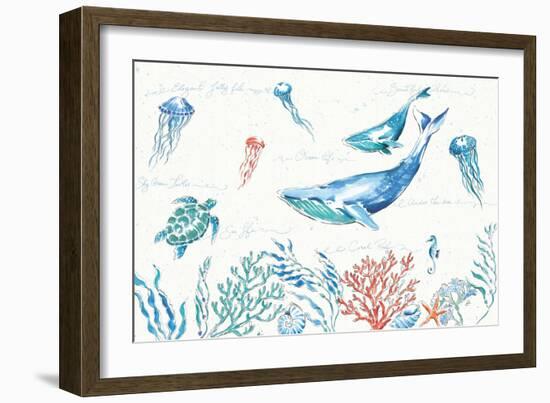 Maritime I-Daphne Brissonnet-Framed Art Print