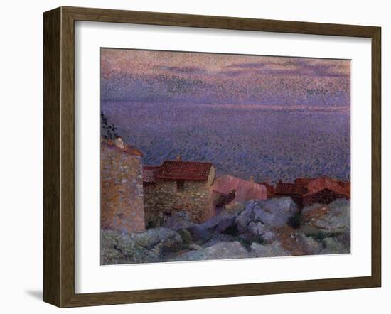 Maritime Landscape. Paysage Maritime-Henri Edmond Cross-Framed Giclee Print