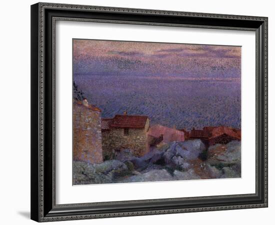 Maritime Landscape. Paysage Maritime-Henri Edmond Cross-Framed Giclee Print