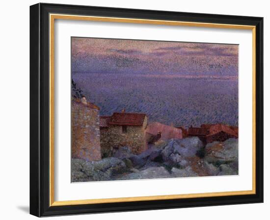 Maritime Landscape. Paysage Maritime-Henri Edmond Cross-Framed Giclee Print