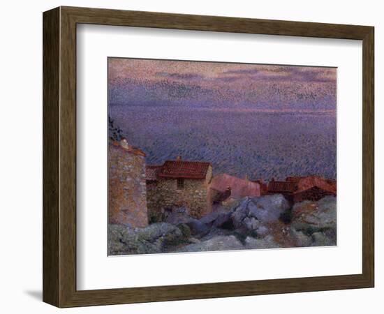 Maritime Landscape. Paysage Maritime-Henri Edmond Cross-Framed Giclee Print