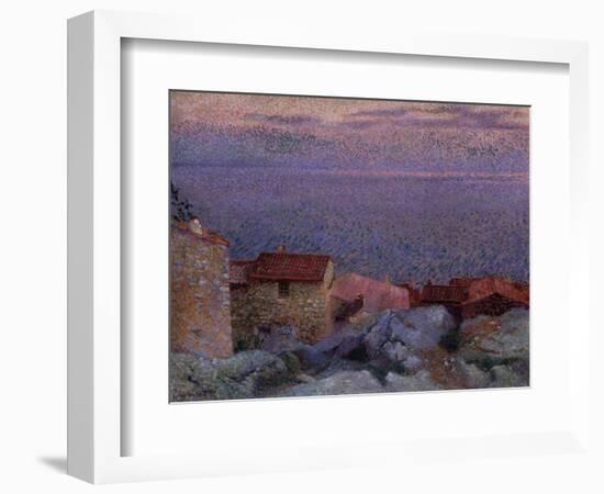 Maritime Landscape. Paysage Maritime-Henri Edmond Cross-Framed Giclee Print