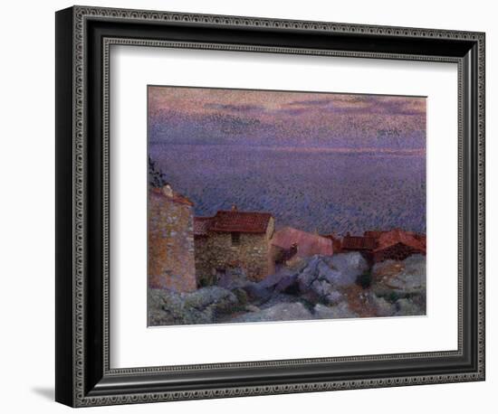 Maritime Landscape. Paysage Maritime-Henri Edmond Cross-Framed Giclee Print