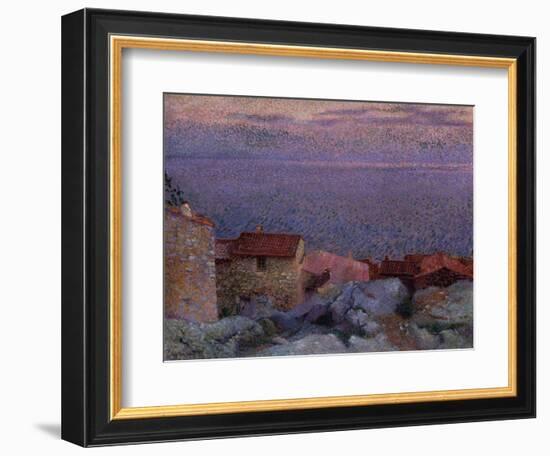 Maritime Landscape. Paysage Maritime-Henri Edmond Cross-Framed Giclee Print