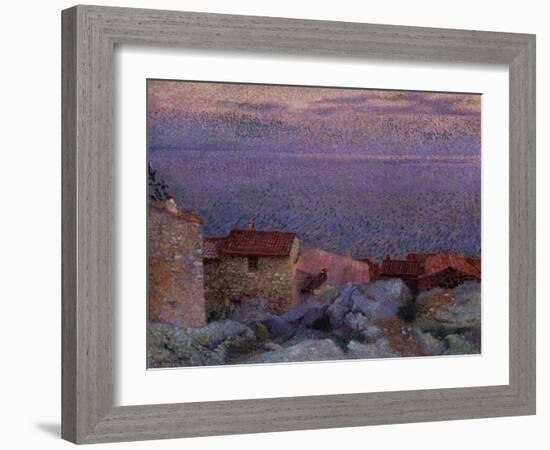 Maritime Landscape. Paysage Maritime-Henri Edmond Cross-Framed Giclee Print