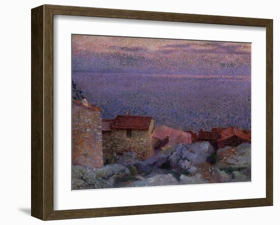 Maritime Landscape. Paysage Maritime-Henri Edmond Cross-Framed Giclee Print