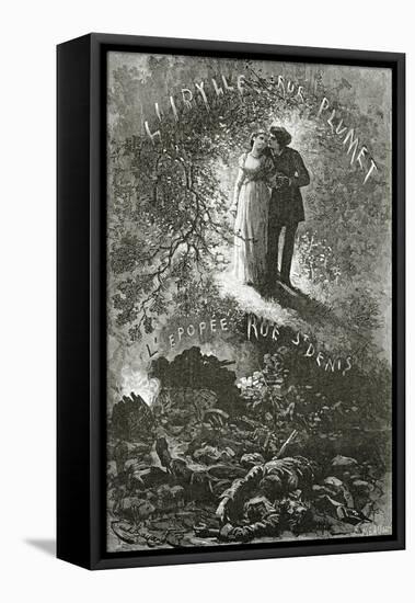 Marius and Cosette, 19th Century-Emile Antoine Bayard-Framed Premier Image Canvas