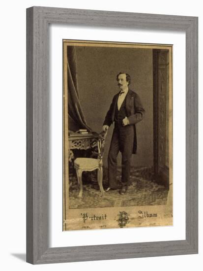 Marius Petipa, Russian Ballet Dancer and Choreographer, C1855-Charles Bergamasco-Framed Giclee Print