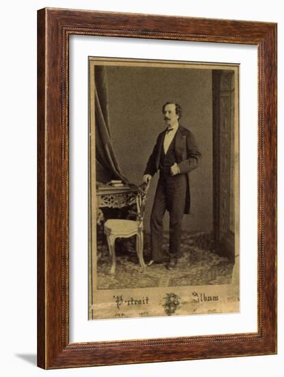 Marius Petipa, Russian Ballet Dancer and Choreographer, C1855-Charles Bergamasco-Framed Giclee Print