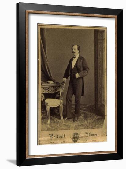 Marius Petipa, Russian Ballet Dancer and Choreographer, C1855-Charles Bergamasco-Framed Giclee Print