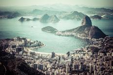 Rio De Janeiro, Brazil. Suggar Loaf And Botafogo Beach Viewed From Corcovado-Mariusz Prusaczyk-Framed Stretched Canvas