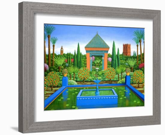 Marjorelle Oranges, 2005-Larry Smart-Framed Giclee Print