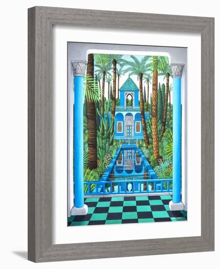 Marjorelle Reflections, 1998-Larry Smart-Framed Giclee Print