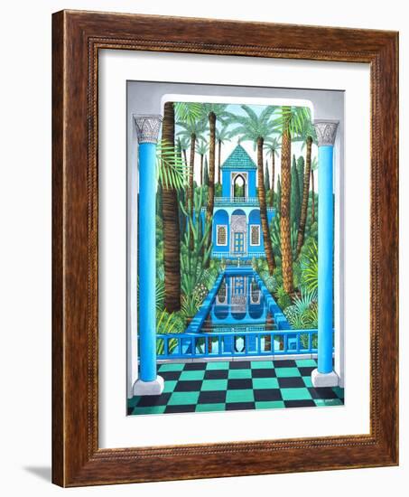 Marjorelle Reflections, 1998-Larry Smart-Framed Giclee Print