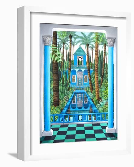 Marjorelle Reflections, 1998-Larry Smart-Framed Giclee Print