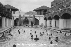 Government Bath, Banff, Alberta, Canada, C1930S-Marjorie Bullock-Mounted Giclee Print