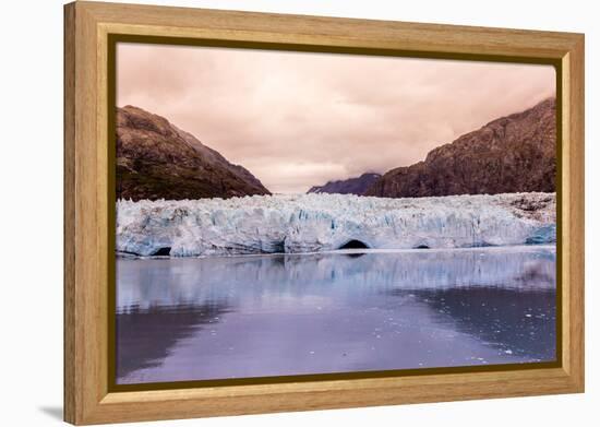 Marjorie Glacier in Glacier Bay National Park, Alaska, United States of America, North America-Laura Grier-Framed Premier Image Canvas