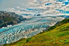 The misty mountains and calm waters of the Tongass National Forest, Southeast Alaska, USA-Mark A Johnson-Photographic Print