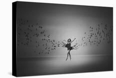 Ballerina Flight Of Birds-Mark Biwit-Mounted Giclee Print