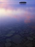 Clouds at Twilight, Lake Huron, Picnic Island, Upper Peninsula, Michigan, USA-Mark Carlson-Framed Premier Image Canvas
