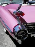 Close-Up of Fin and Lights on a Pink Cadillac Car-Mark Chivers-Photographic Print