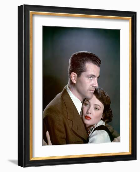 Mark Dixon Detective WHERE THE SIDEWALK ENDS by OttoPreminger with Dana Andrews and Gene Tierney, 1-null-Framed Photo