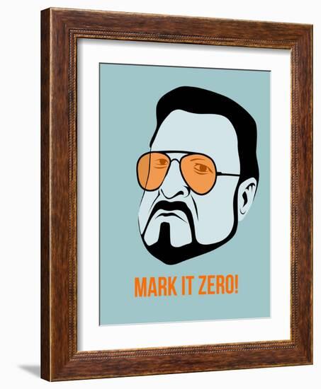 Mark it Zero Poster 1-Anna Malkin-Framed Art Print