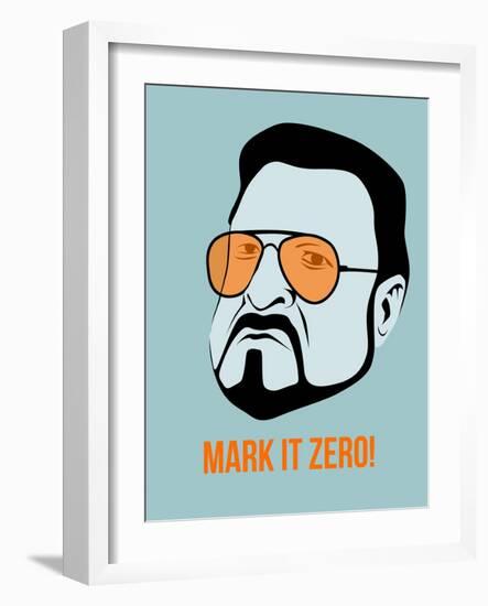 Mark it Zero Poster 1-Anna Malkin-Framed Art Print