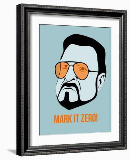 Mark it Zero Poster 1-Anna Malkin-Framed Art Print