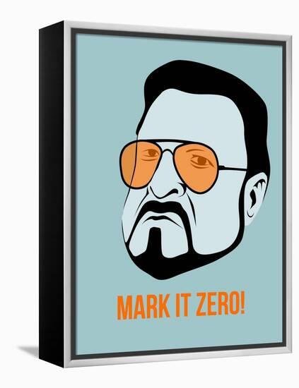 Mark it Zero Poster 1-Anna Malkin-Framed Stretched Canvas