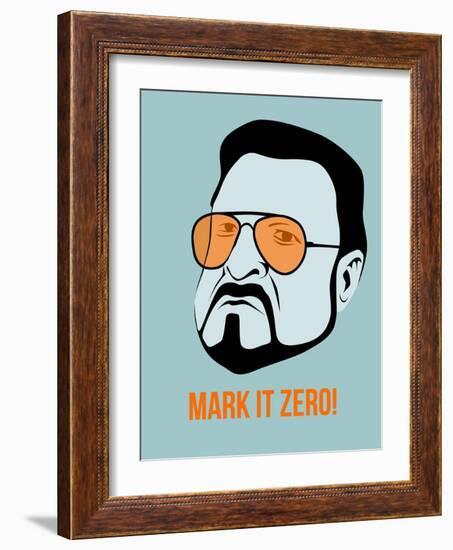 Mark it Zero Poster 1-Anna Malkin-Framed Art Print