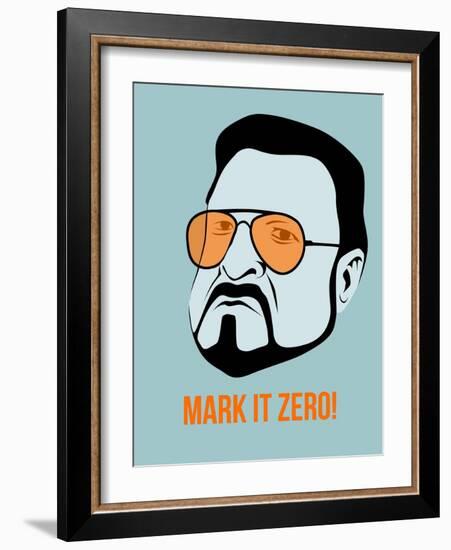 Mark it Zero Poster 1-Anna Malkin-Framed Art Print