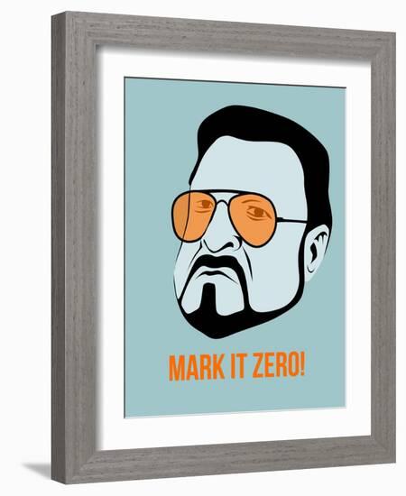 Mark it Zero Poster 1-Anna Malkin-Framed Art Print