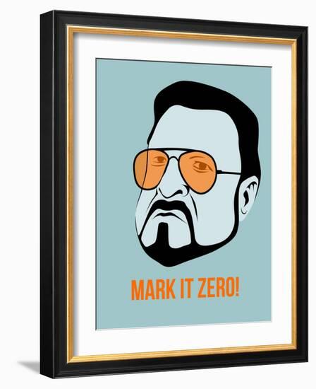 Mark it Zero Poster 1-Anna Malkin-Framed Art Print