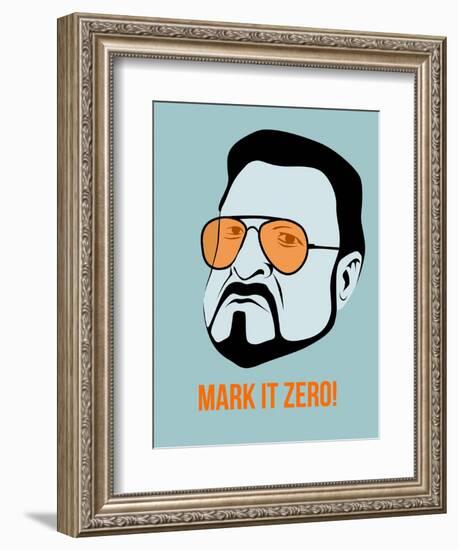 Mark it Zero Poster 1-Anna Malkin-Framed Art Print